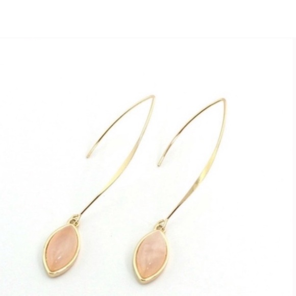 Teardrop Quartz Earrings - Picture 3 of 4